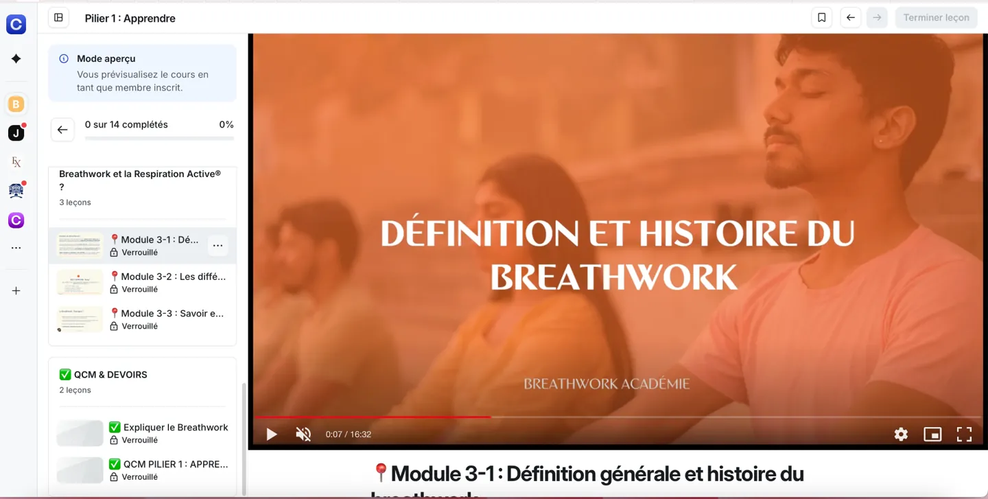 Aperçu du cours : définition et histoire du Breathwork