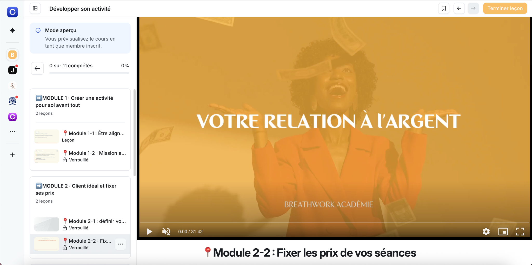 Cours de Julie : votre relation à l’argent